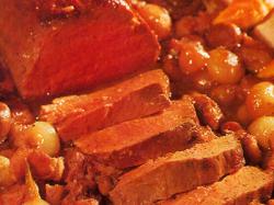 Carne de vaca en ensalada