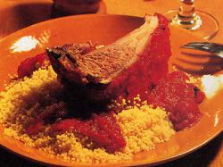 Costillas de cordero con alubias blancas