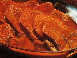 Lengua a la escarlata